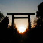 Abenddämmerung am Yasukuni-Schrein