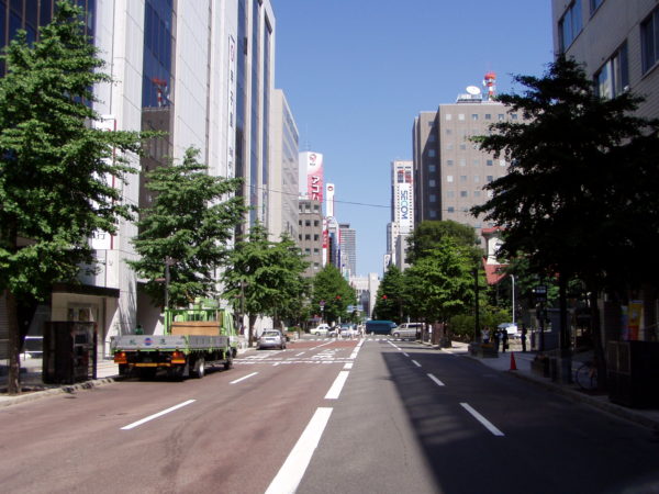 Breite Boulevards im Zentrum