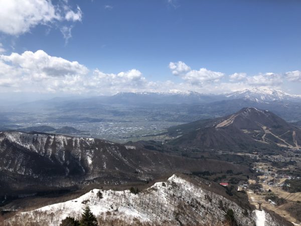 Blick vom Ryuosan auf die umliegende Bergwelt