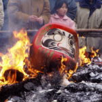 Takiage im Hakusan-jinja zu Neujahr
