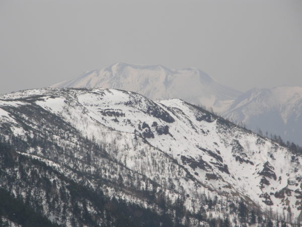 Blick vom Shirane Richtung Asama-Vulkan