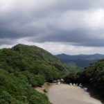 Blick vom Nokogiriyama auf das Innere der Halbinsel