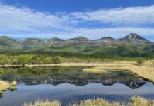 Shiretoko-Halbinsel Die Shiretoko-Bergkette