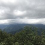 Blick Richtung Kumotori-yama, dem höchsten Berg von Tokyo