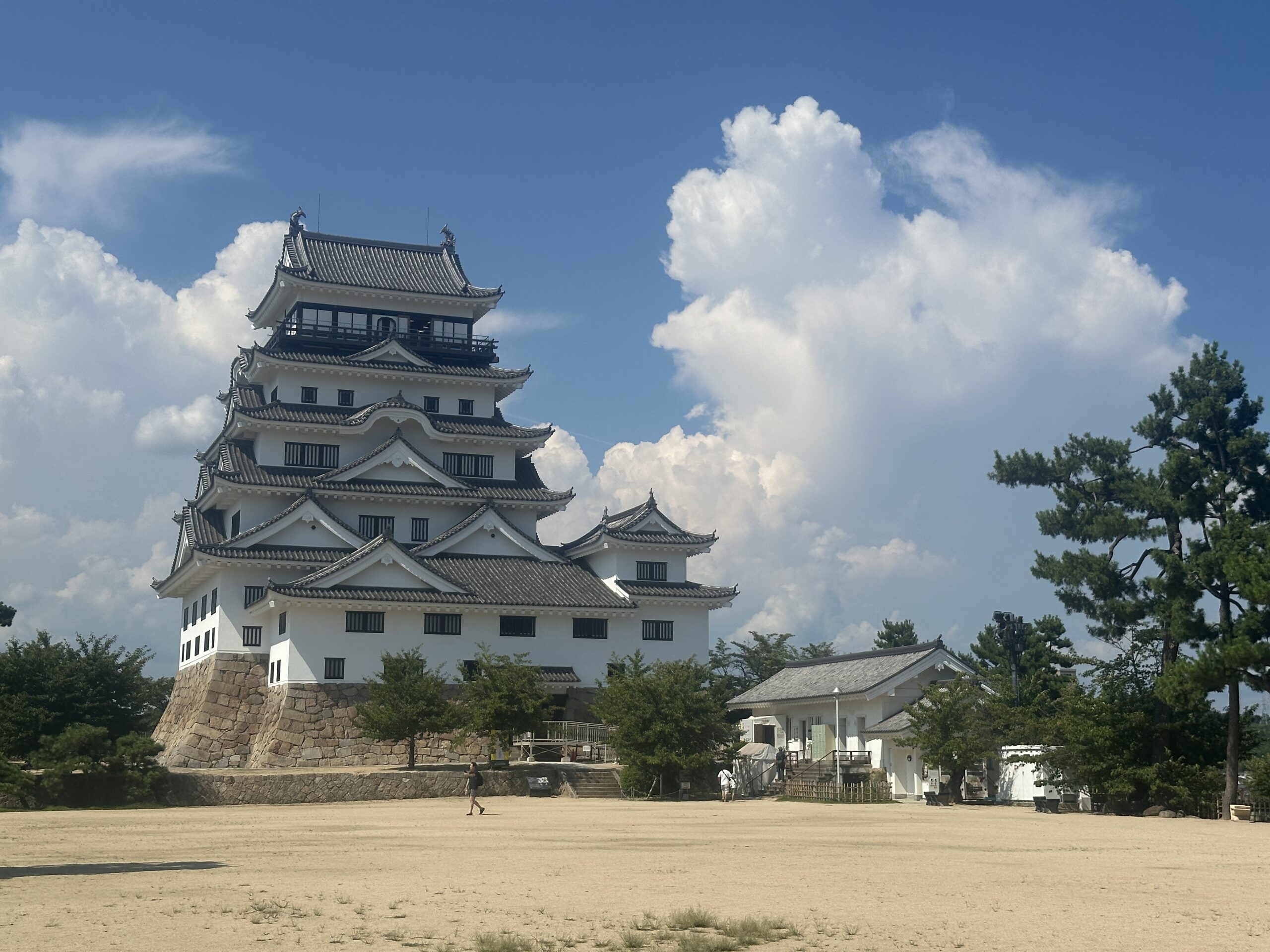 Die Burg von Fukuyama ist zwar eine Rekonstruktion – aber dennoch sehr schön